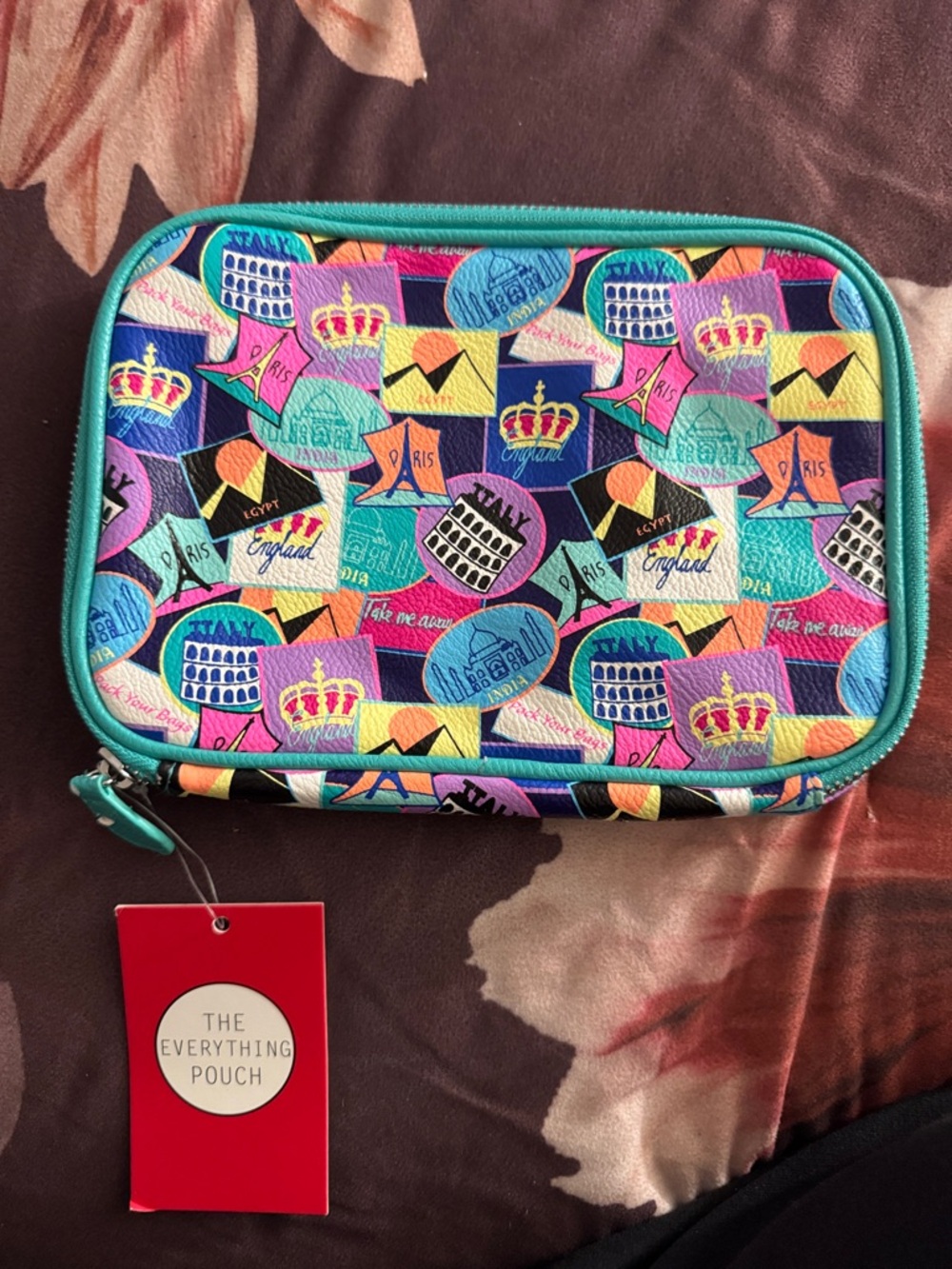 The Everything Pouch Colorful Travel Organizer - Multicolor